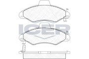 Brake Pad Front Axle Ford Icer