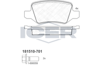 Rear Brake Pad Set