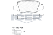 Rear Brake Pad Set