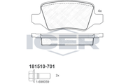 Rear Brake Pad Set