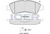 Brake Pad Front Axle Peugeot Icer