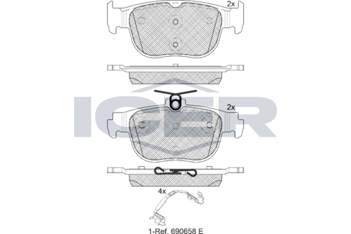 Brake pads- SEAT