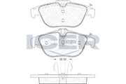 Rear - Brake Pad - Icer Mercedes-Benz C-