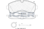 Brake pad, MERCEDES-BENZ SPRINTER