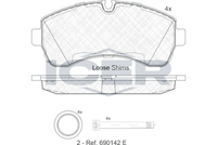 Brake pad, MERCEDES-BENZ SPRINTER