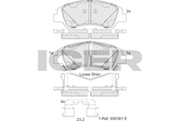 Front Brake Pad Icer Hyundai I10