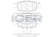 Brake Pad Set Front Icer Peugeot 5008
