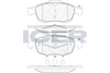 Brake Pad Set Front Icer Peugeot 5008