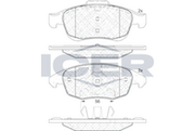 Brake Pad Set Front Icer Peugeot 5008