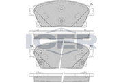 Front - Brake Pad - Icer Chevrolet Cruze