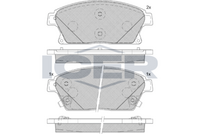 Front - Brake Pad - Icer Chevrolet Cruze
