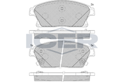 Front - Brake Pad - Icer Chevrolet Cruze