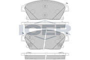 Front - Brake Pad - Icer Chevrolet Cruze