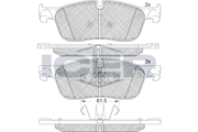 Brake Pad Set Fr Icer Land R Discovery