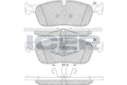 Brake Pad Set Fr Icer Land R Discovery