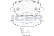 Brake Pad Rear Axle Vw Icer