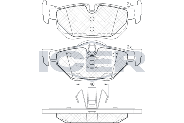 Brake Pad Set, disc brake (Braking System)