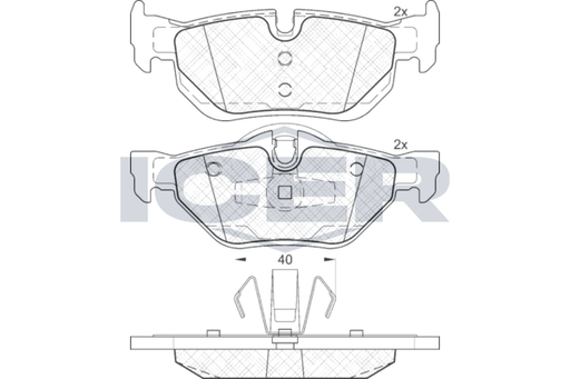 Brake Pad Set, disc brake (Braking System)