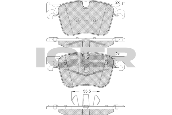 Front Brake Pad Set