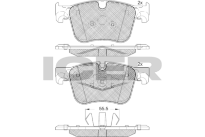 Front Brake Pad Set
