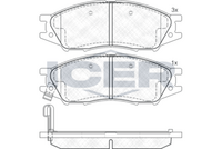 Front - Brake Pad - Icer - Nissan Sunny