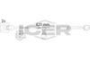 Warning Contact, brake pad wear (Braking System)