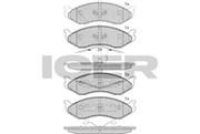 Brake Pad Set, disc brake (Braking System)