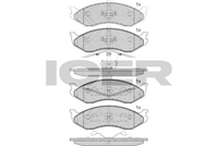 Brake Pad Set, disc brake (Braking System)