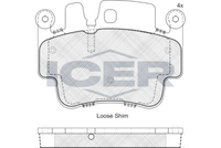 Brake Pad Front Axle Porsche Icer