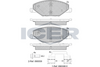 Brake Pad Set Front Icer Vw Polo