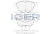 Brake Pad Set Front Icer Volvo S60