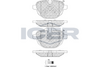 Rear Brake Pad Set Icer Bmw 520