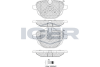Rear Brake Pad Set Icer Bmw 520