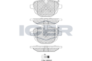 Rear Brake Pad Set Icer Bmw 520