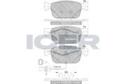 Brake Pad Set, disc brake (Braking System)