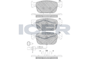 Brake Pad Set, disc brake (Braking System)