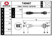 Drive Shaft (Wheel Drive)