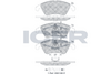 Front - Brake Pad - Icer Mercedes-Benz C