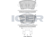 Brake Pad Set ICER