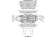 Brake Pad Set ICER
