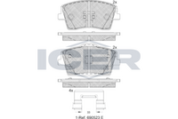 Brake Pad Set ICER