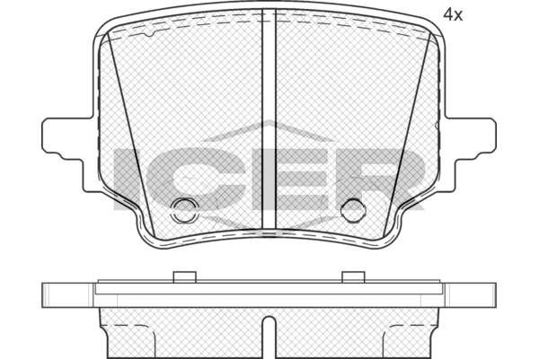 Brake Pad Set, disc brake (Braking System)