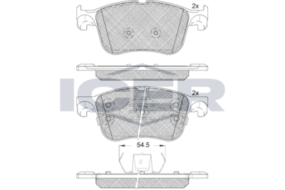 Brake pads- FORD