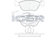 Brake Pad Set Front Icer Fiat Bravo