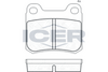 Rear - Brake Pad - Icer - Mercedes-Benz