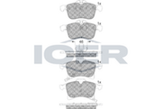 Front - Brake Pad - Icer - Opel Astra H