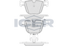 Rear - Brake Pad - Icer - Bmw 7 (F01, F0