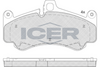 Brake pad, PORSCHE 911