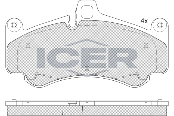 Brake Pad Set, disc brake (Braking System)