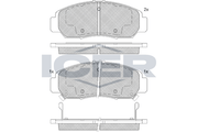Brake Pad Front Axle Honda Icer